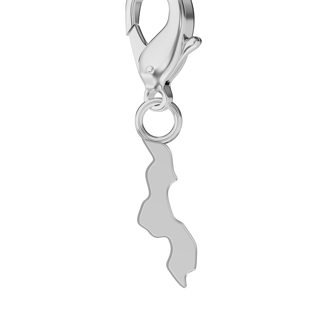 Flag & Map Charms Set