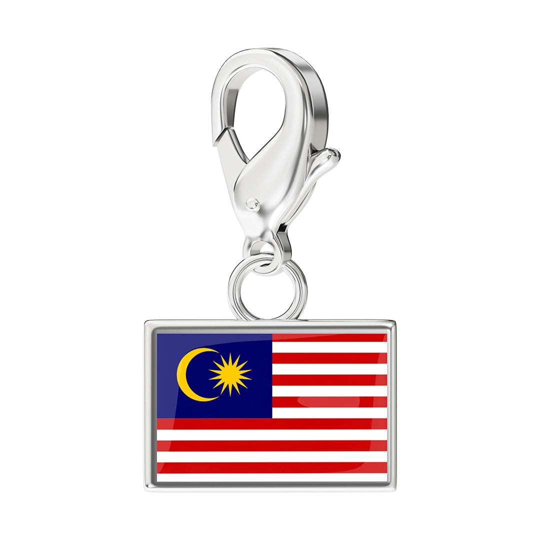 Flag & Map Charms Set