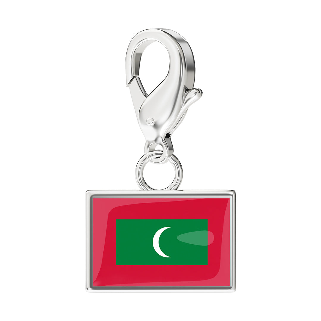Flag & Map Charms Set