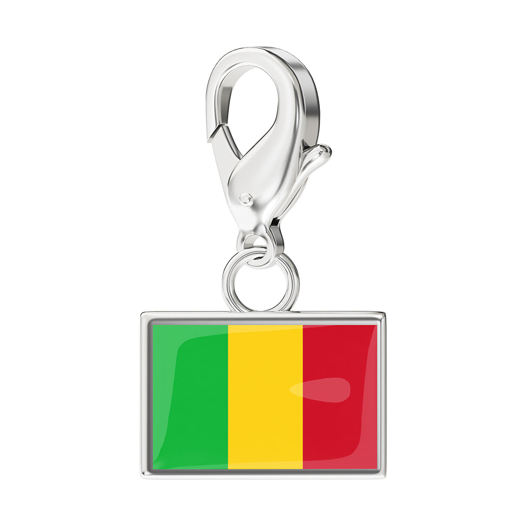 Flag & Map Charms Set