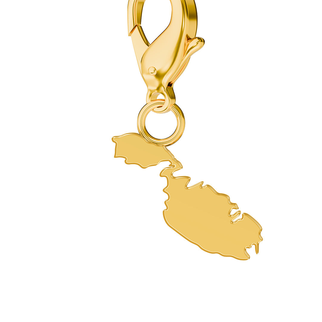 Flag & Map Charms Set