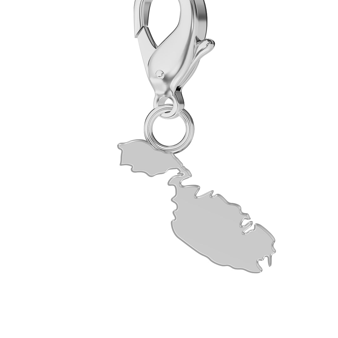 Flag & Map Charms Set