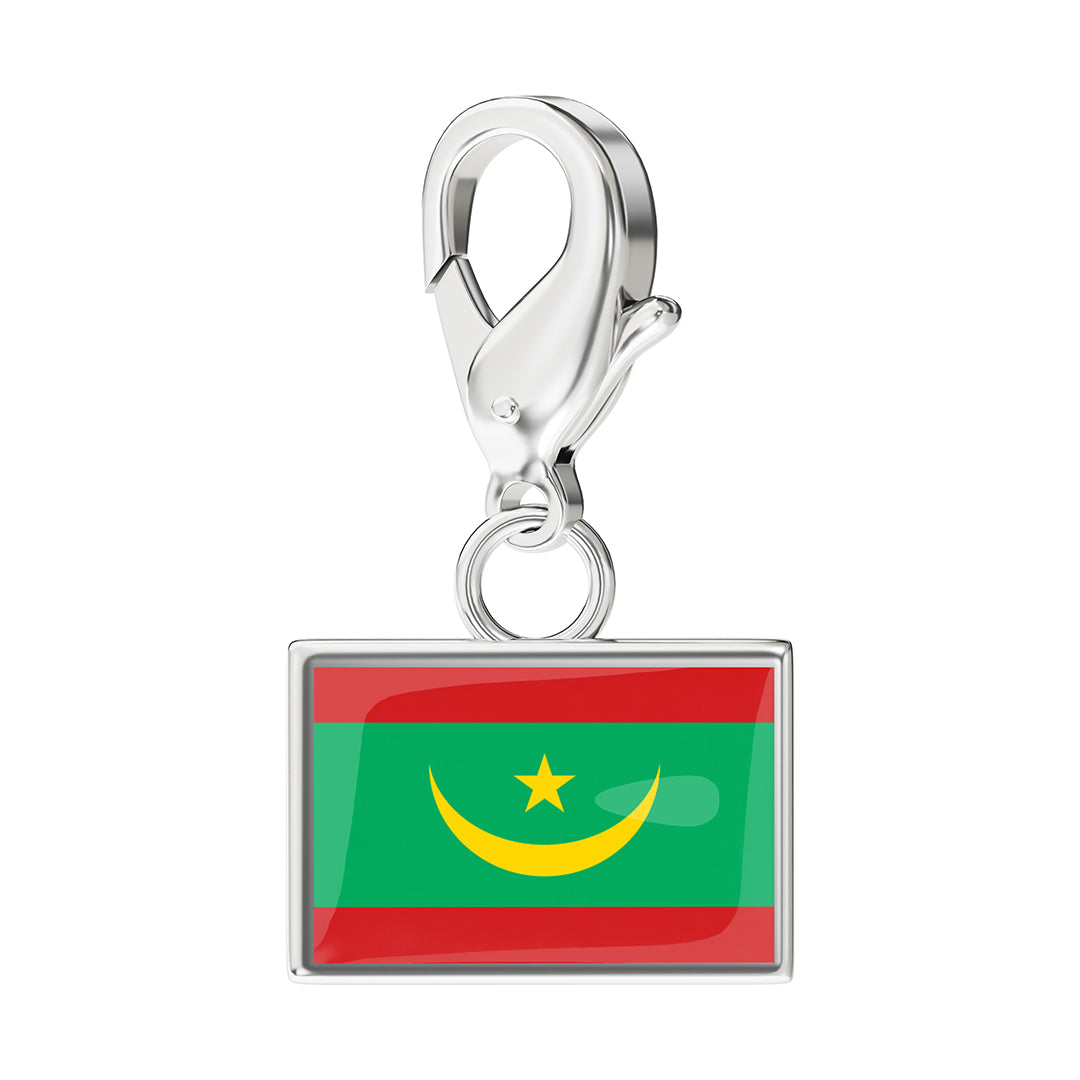 Flag & Map Charms Set
