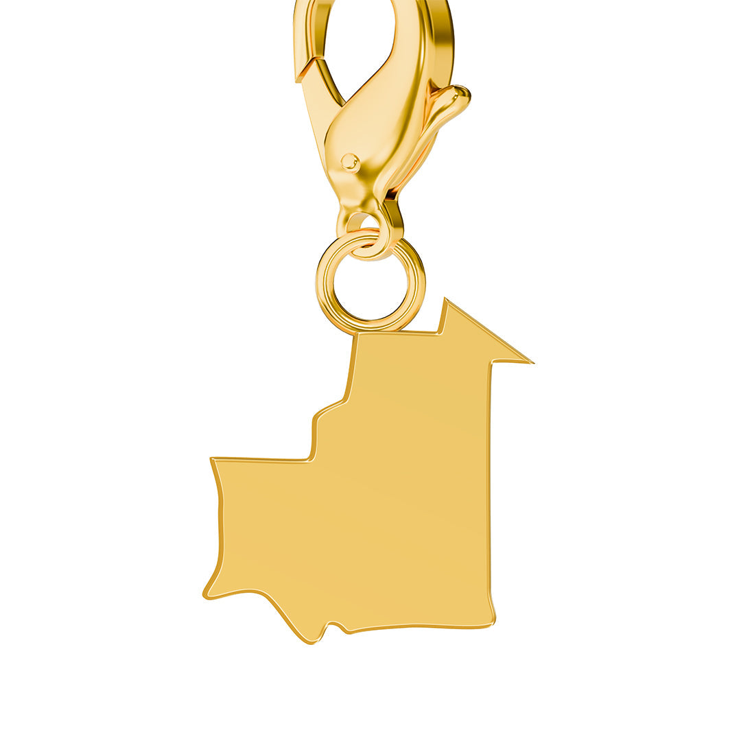 Flag & Map Charms Set