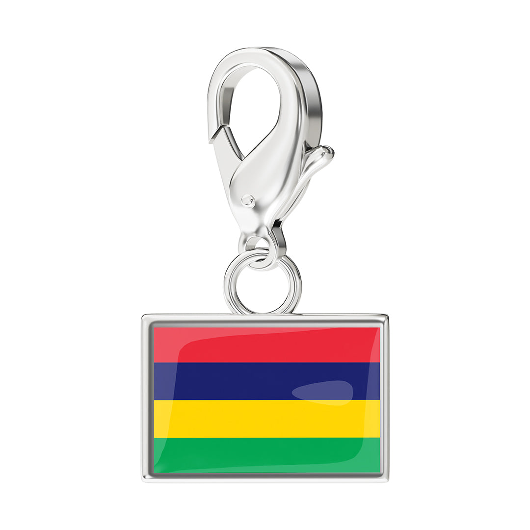 Flag & Map Charms Set
