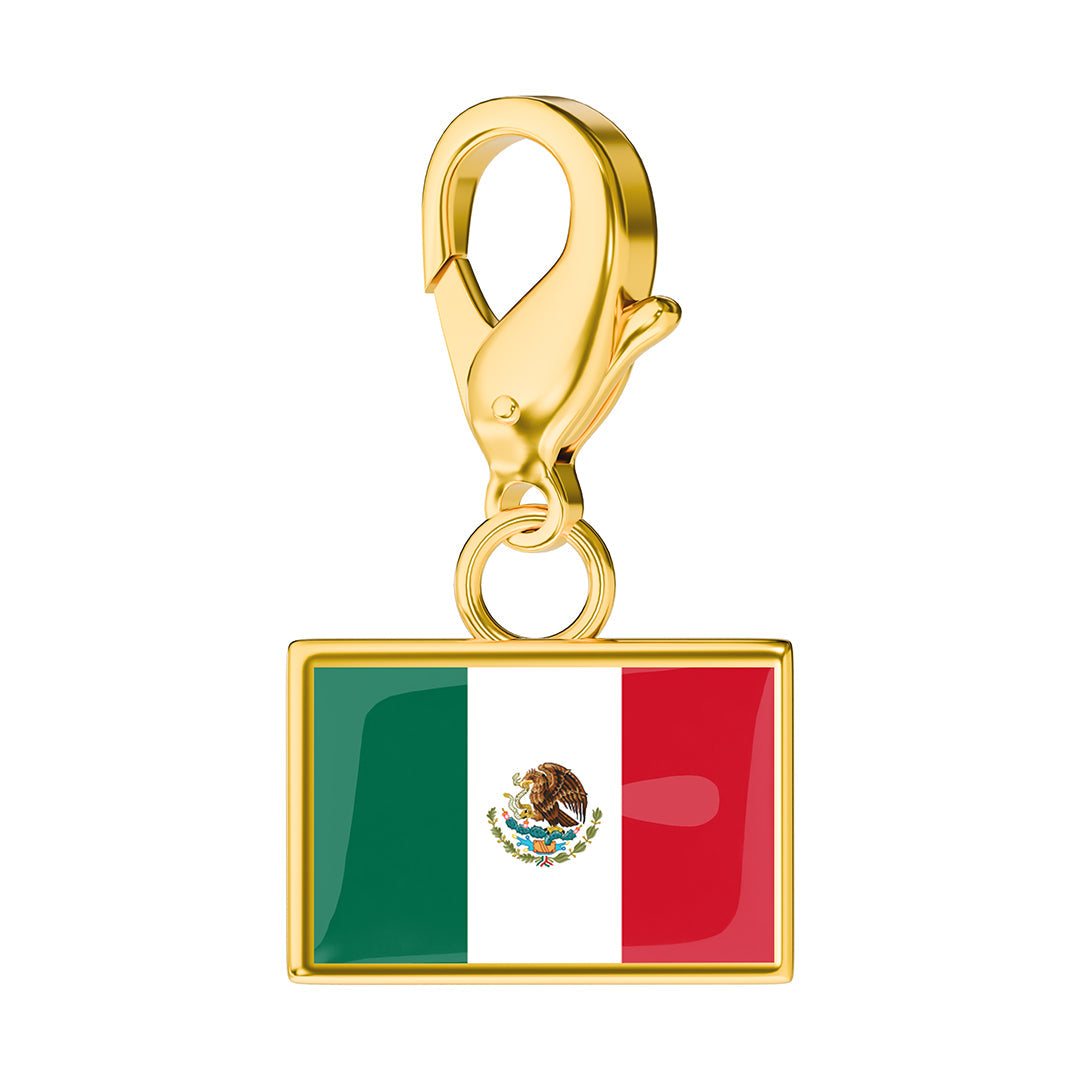 Flag & Map Charms Set