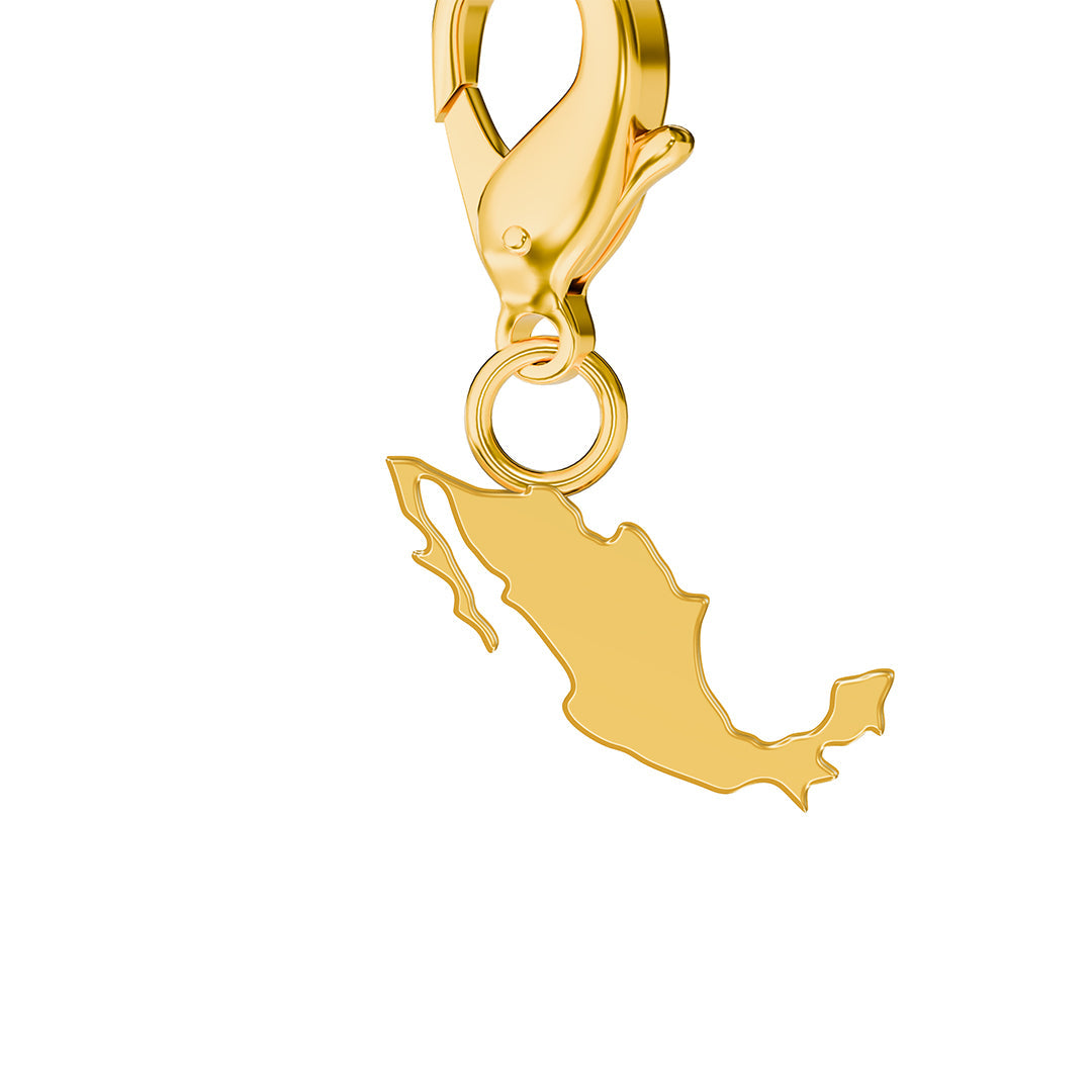 Flag & Map Charms Set