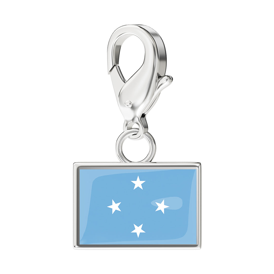 Flag & Map Charms Set