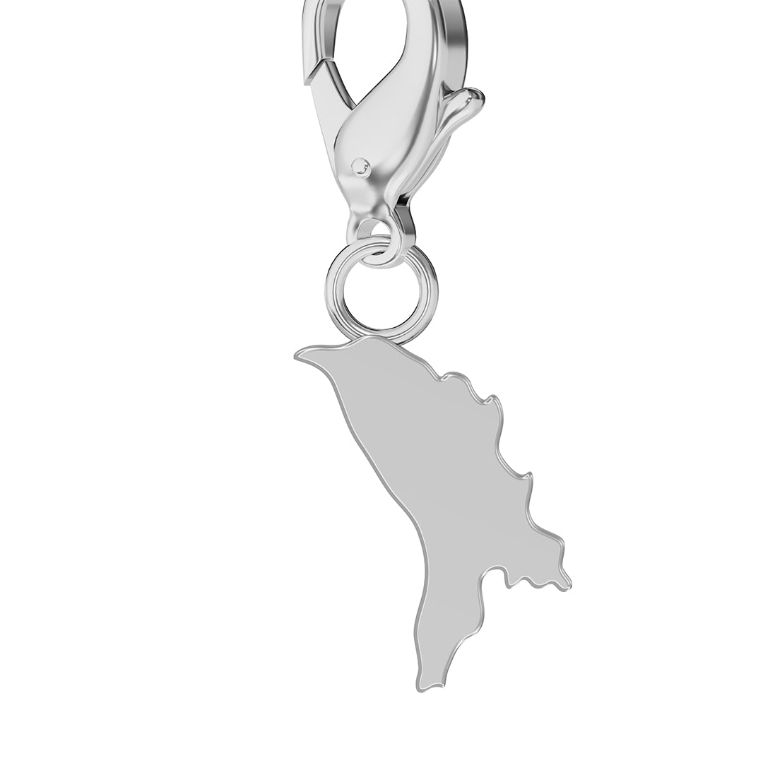 Flag & Map Charms Set