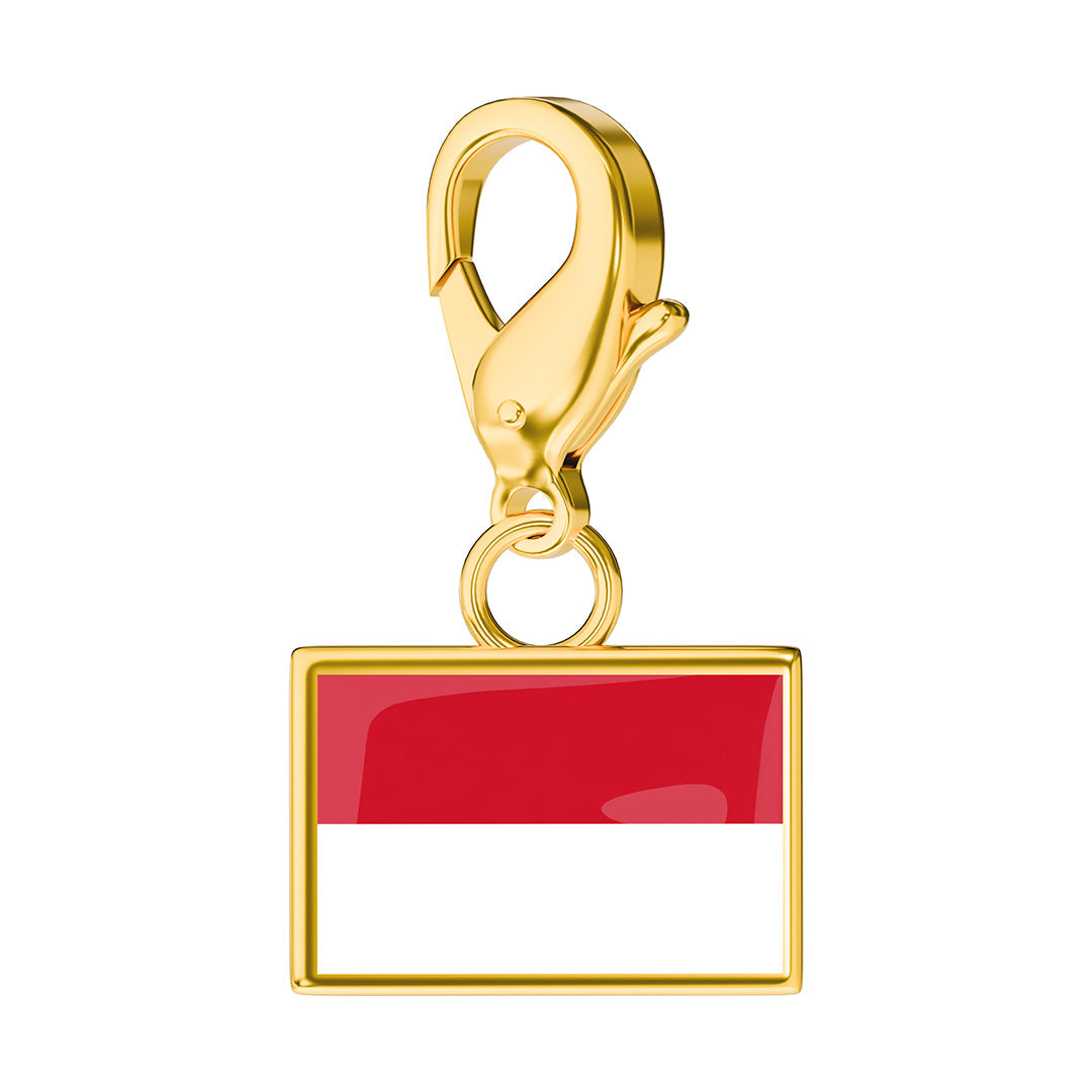 Flag & Map Charms Set