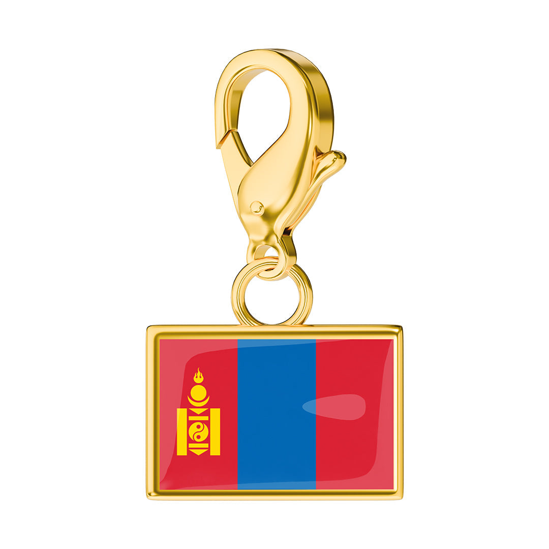 Flag & Map Charms Set