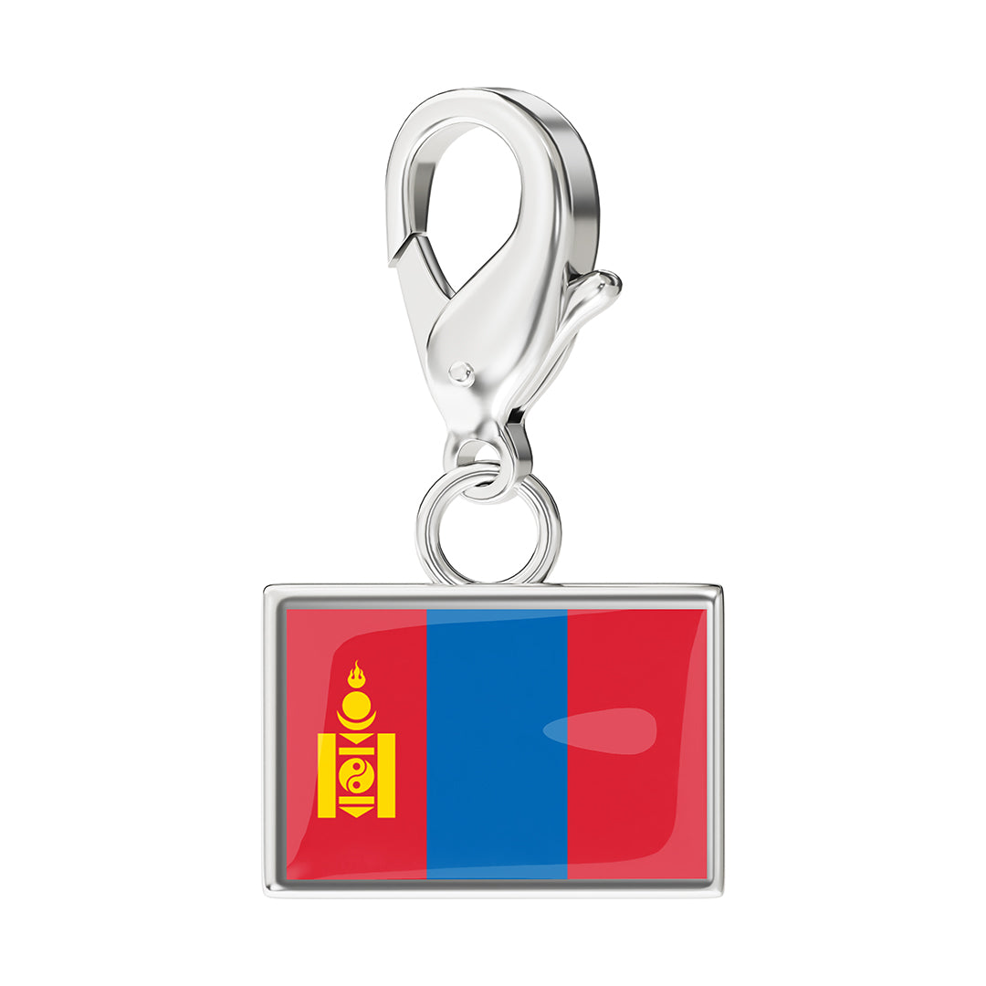 Flag & Map Charms Set