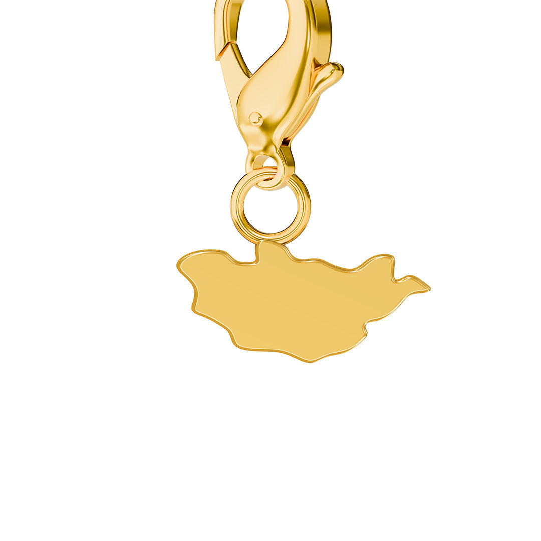 Flag & Map Charms Set