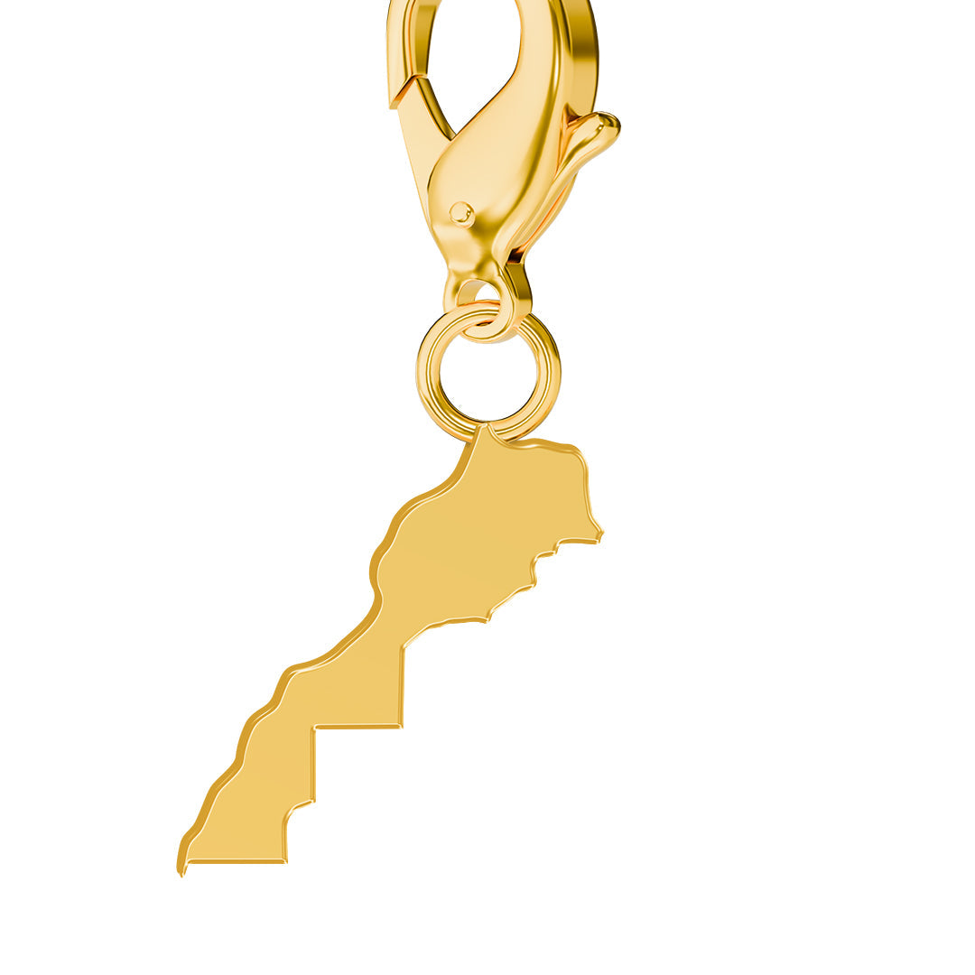 Flag & Map Charms Set