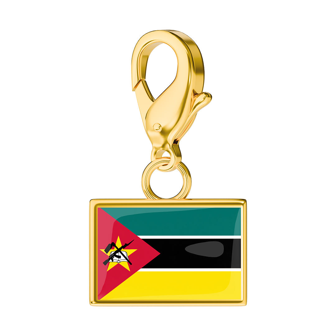 Flag & Map Charms Set