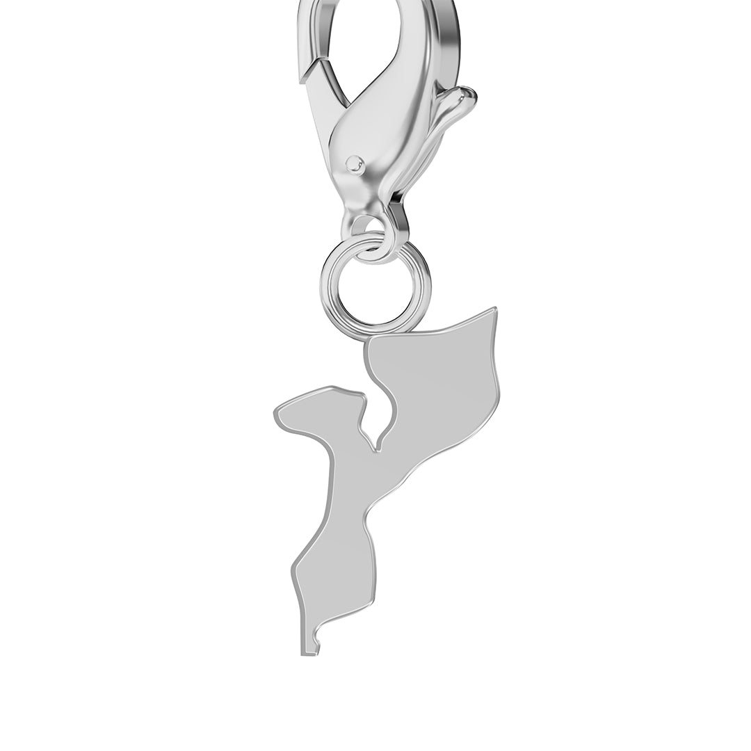 Flag & Map Charms Set