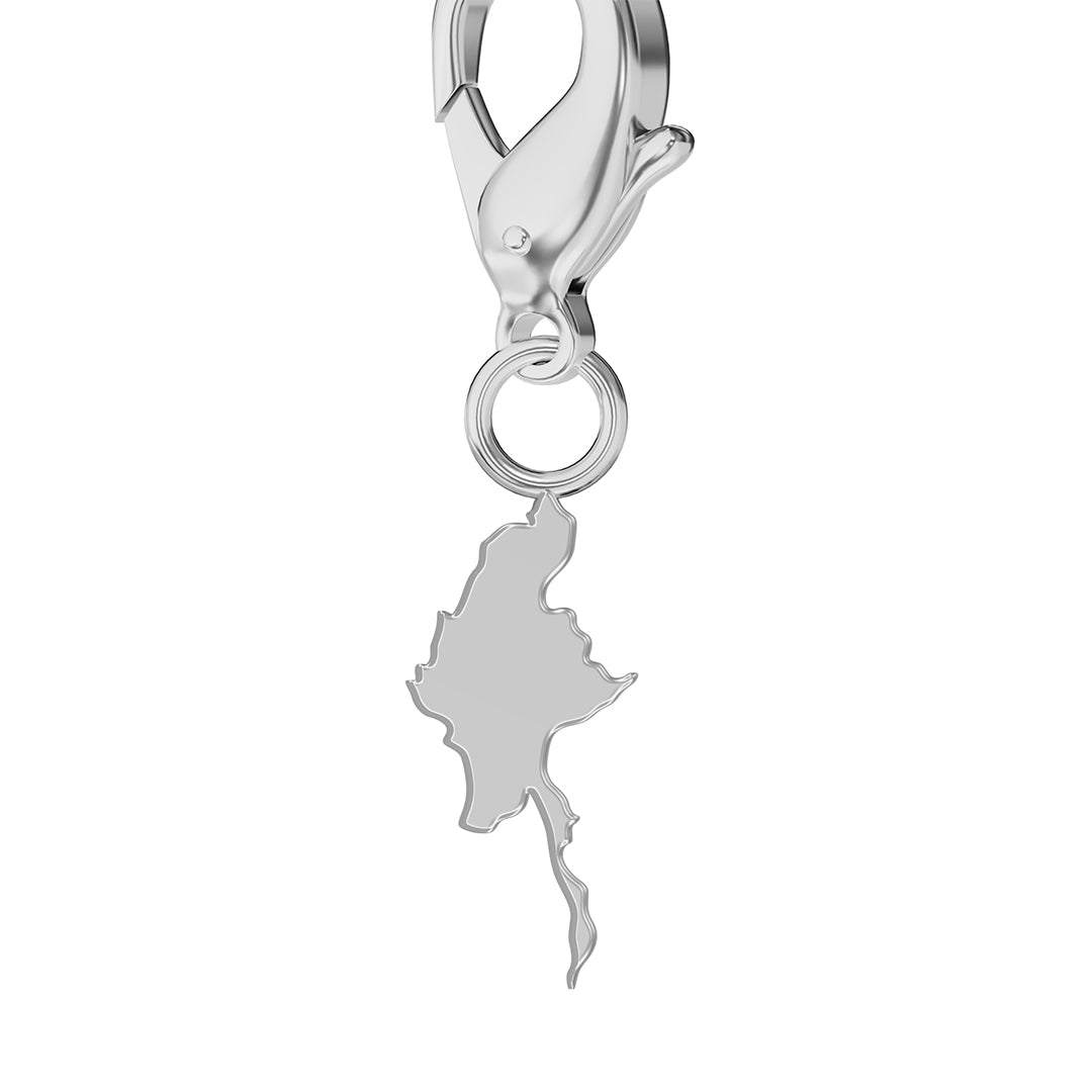 Flag & Map Charms Set