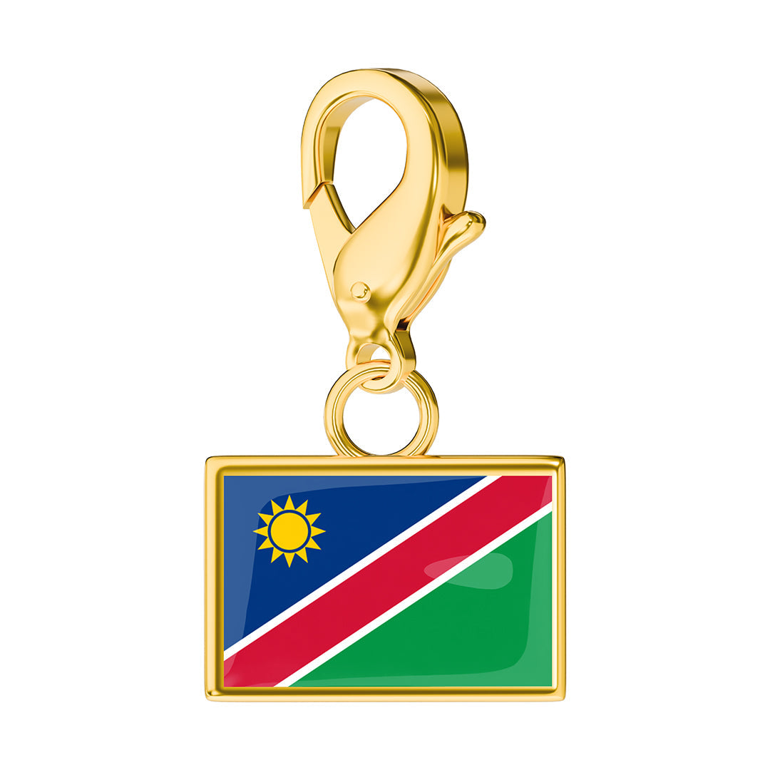 Flag & Map Charms Set