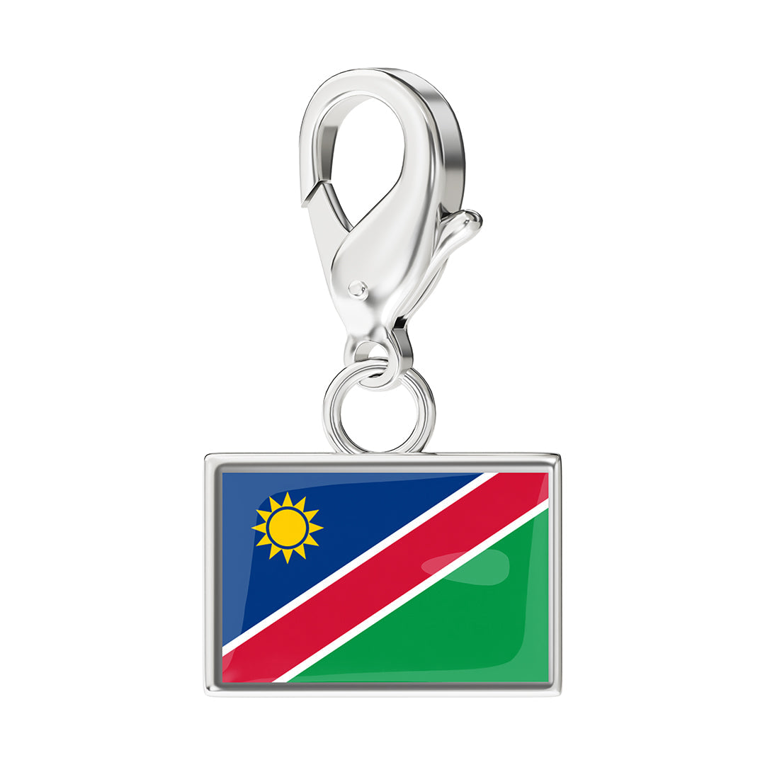 Flag & Map Charms Set