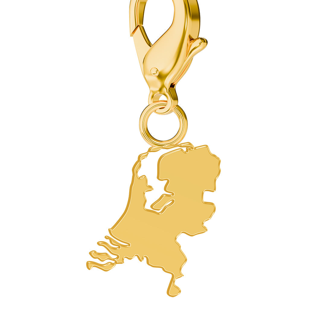 Flag & Map Charms Set