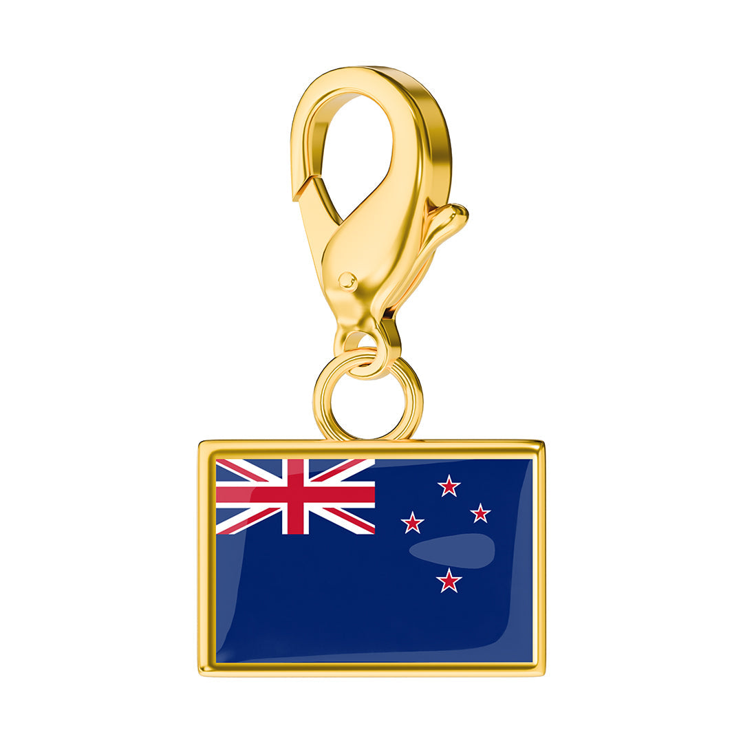 Flag & Map Charms Set