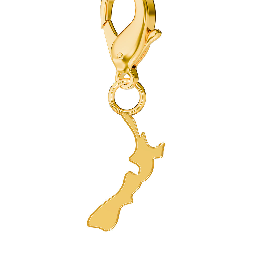 Flag & Map Charms Set