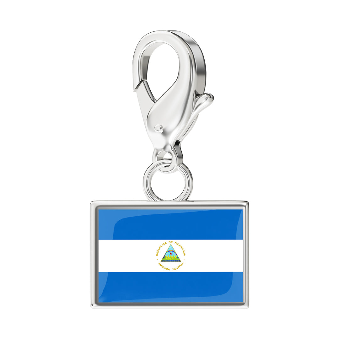 Flag & Map Charms Set