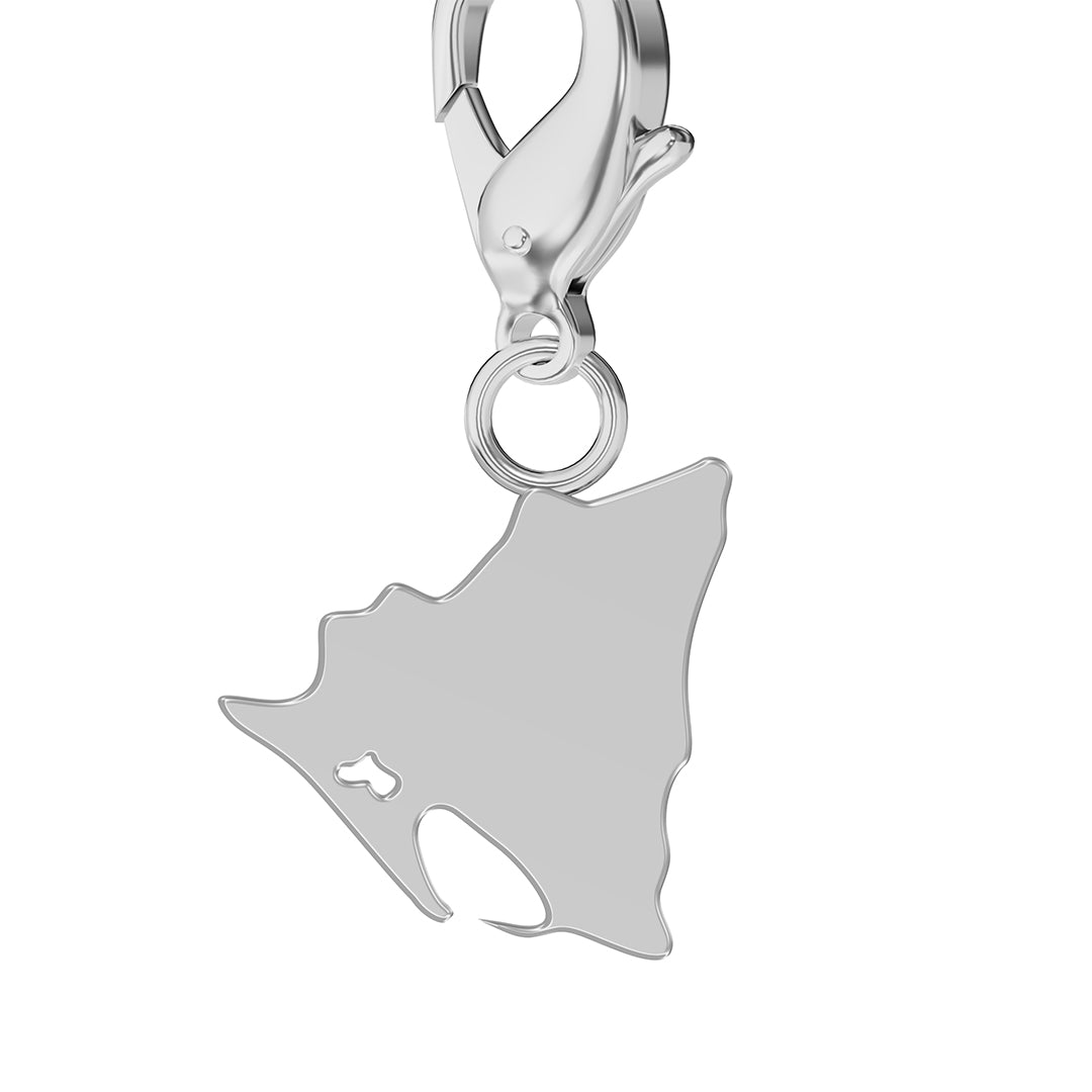 Flag & Map Charms Set