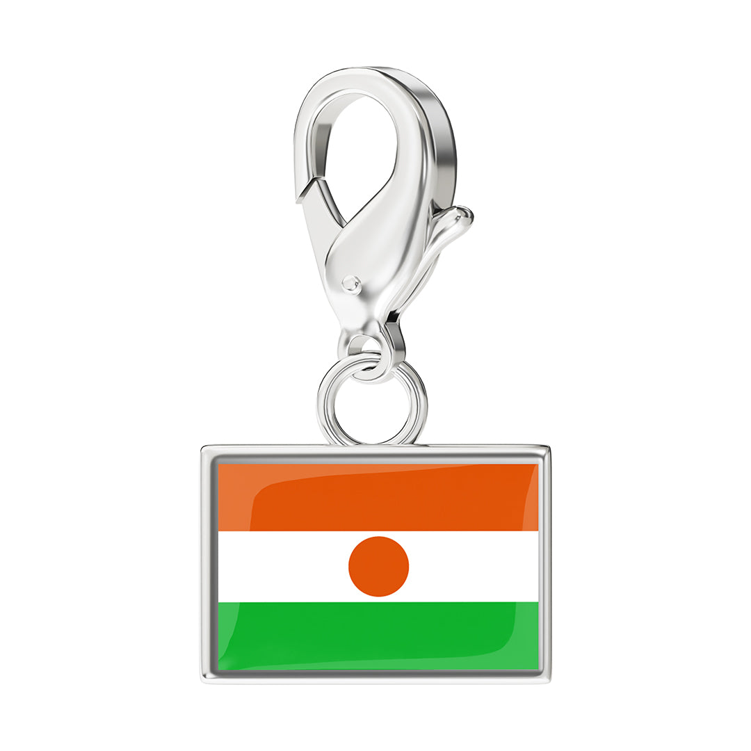 Flag & Map Charms Set