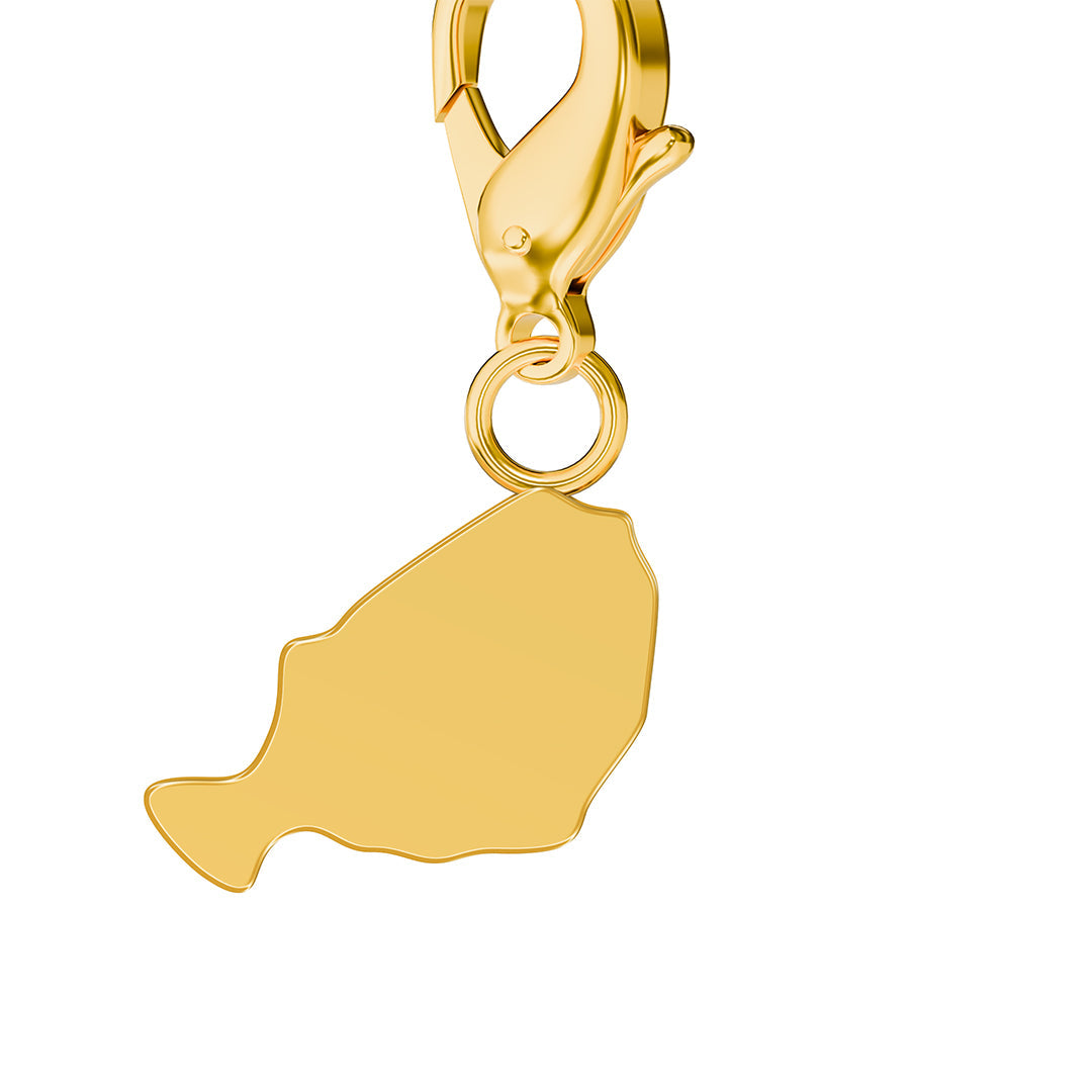 Flag & Map Charms Set