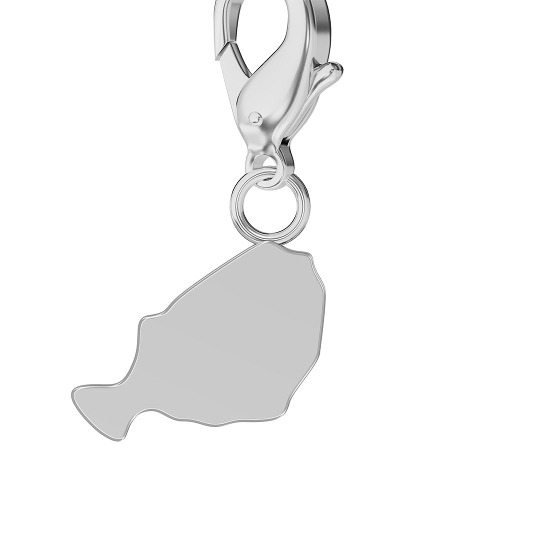 Flag & Map Charms Set