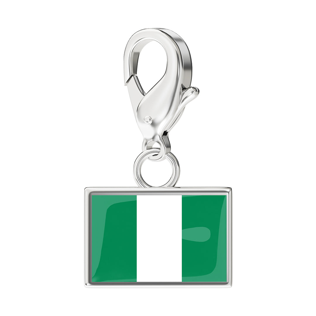 Flag & Map Charms Set