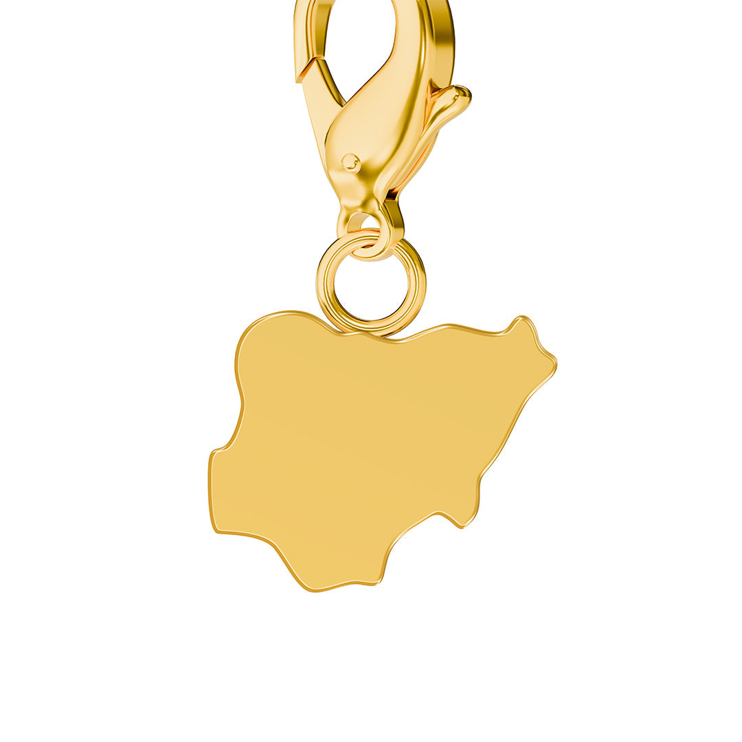 Flag & Map Charms Set