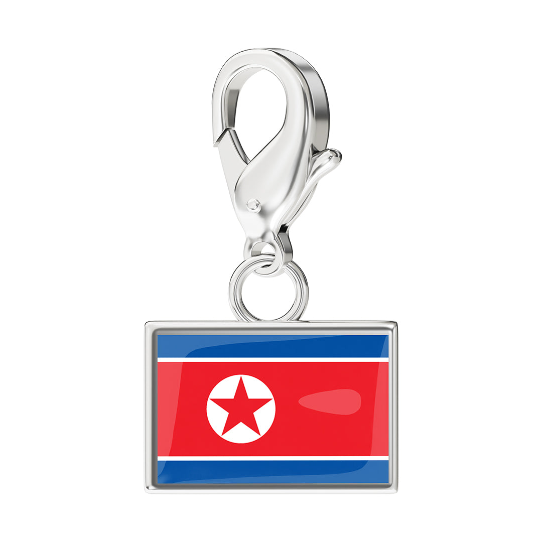 Flag & Map Charms Set