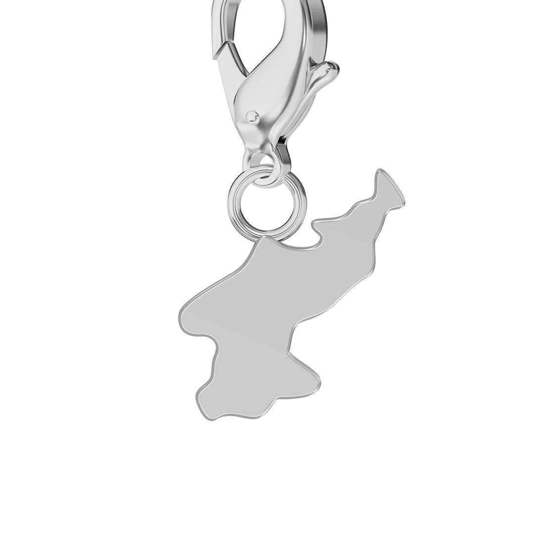 Flag & Map Charms Set