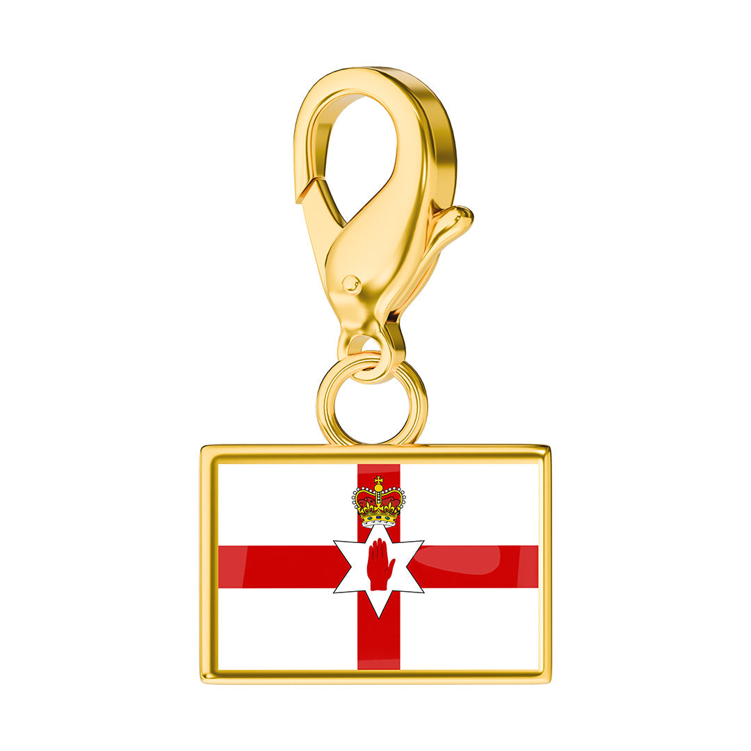 Flag & Map Charms Set