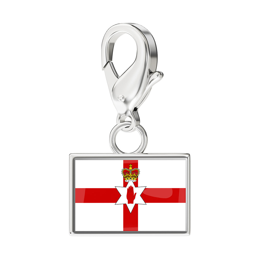 Flag & Map Charms Set