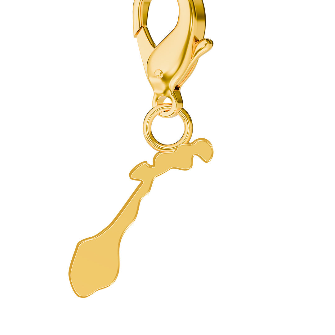 Flag & Map Charms Set