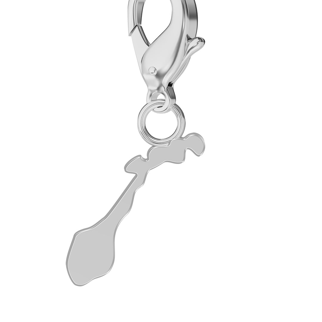 Flag & Map Charms Set