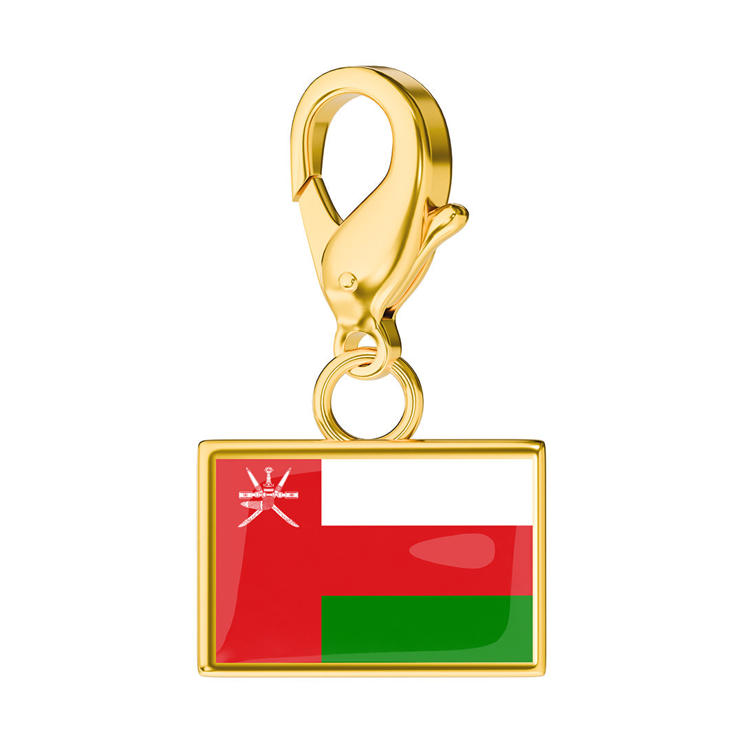 Flag & Map Charms Set