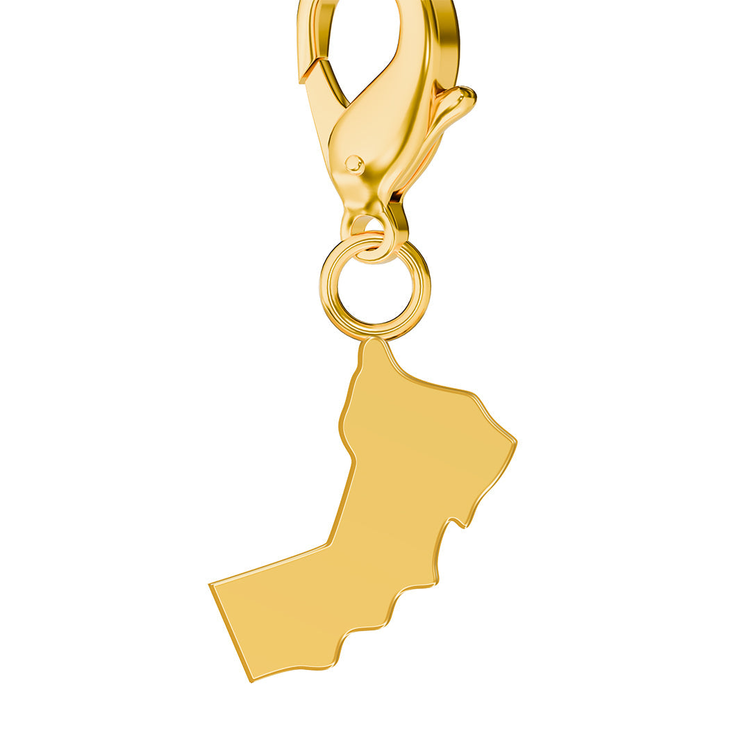 Flag & Map Charms Set