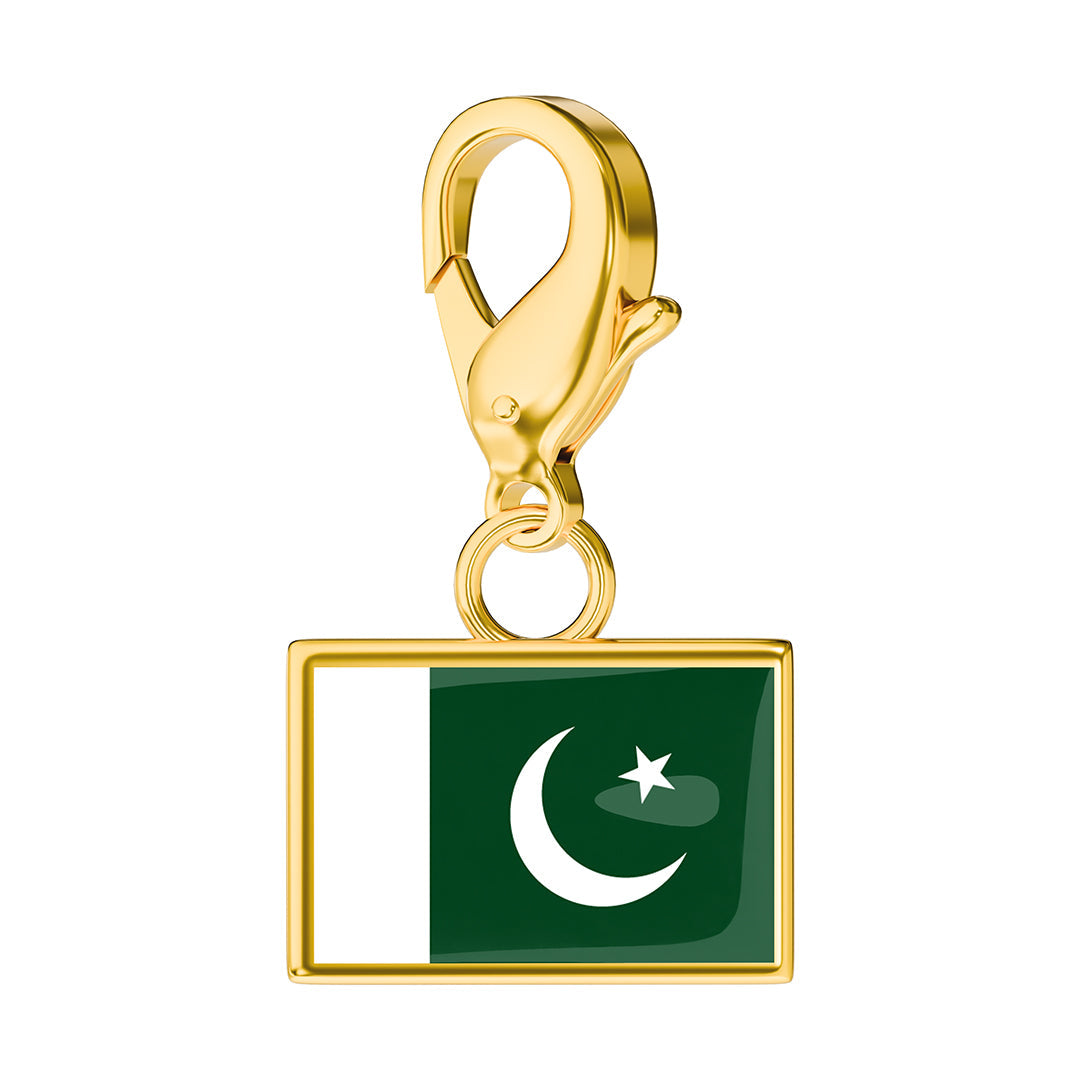 Flag & Map Charms Set