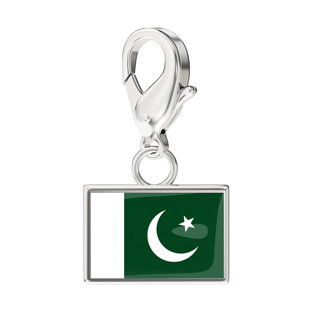 Flag & Map Charms Set