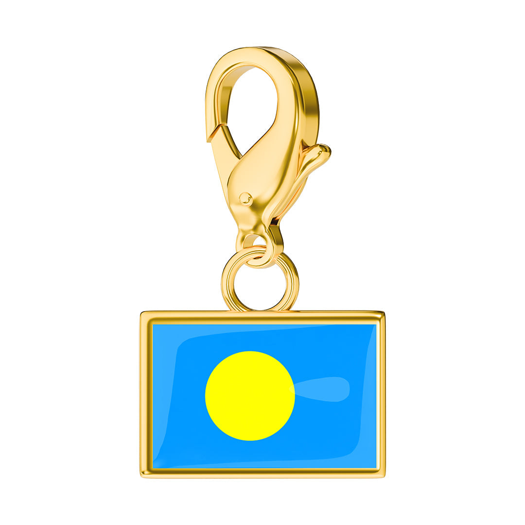 Flag & Map Charms Set