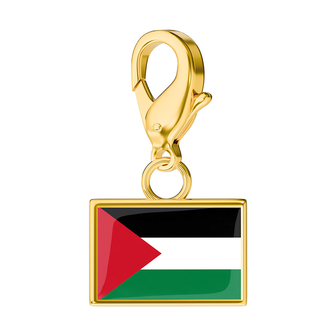 Flag & Map Charms Set