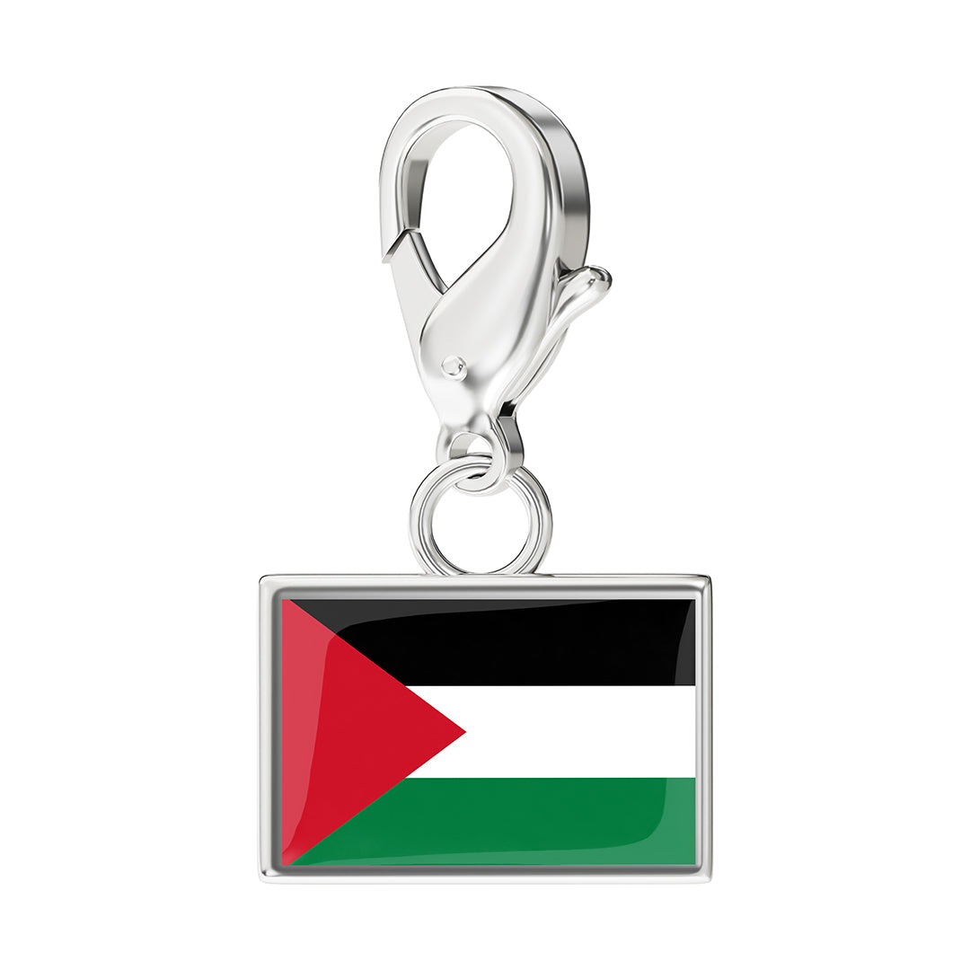 Flag & Map Charms Set