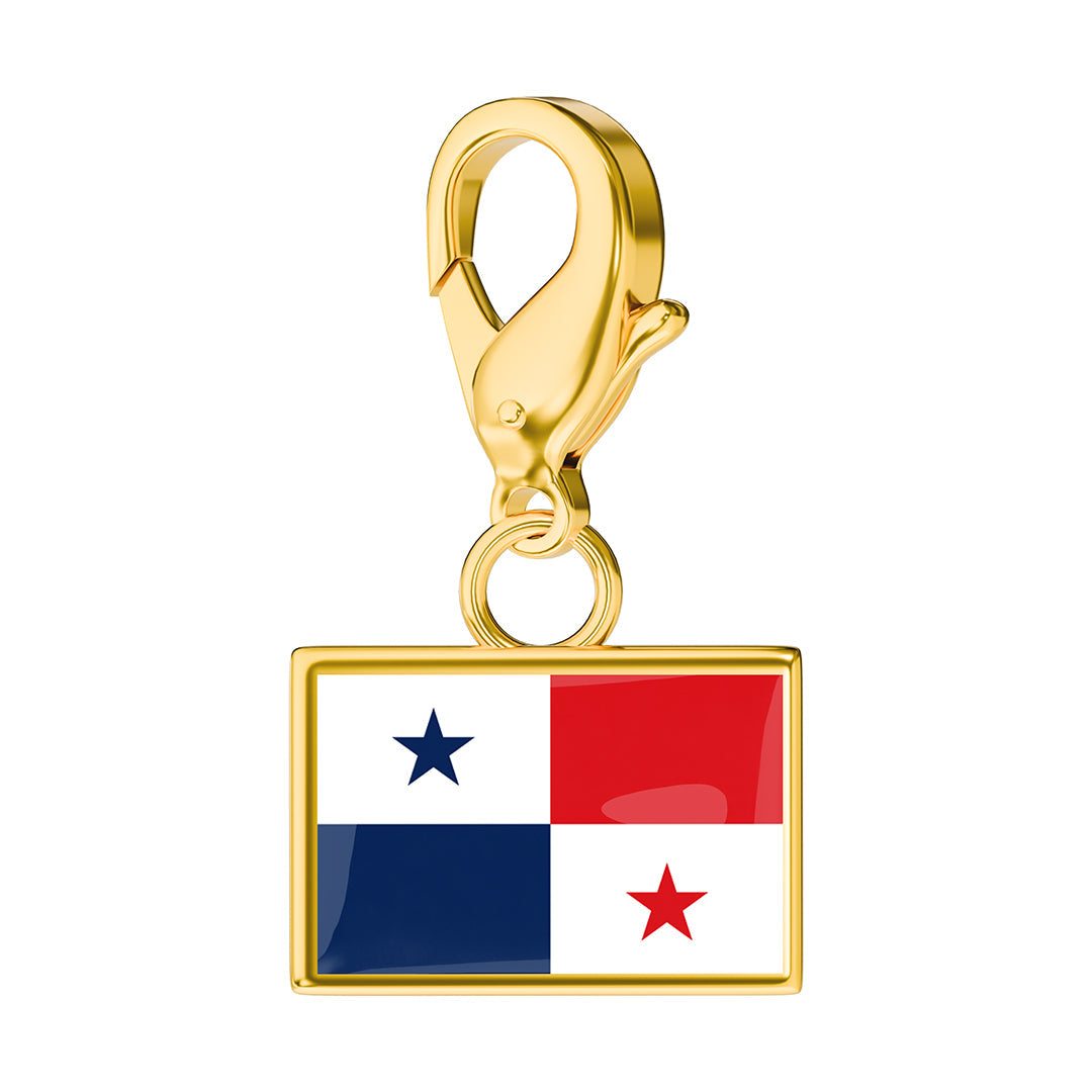 Flag & Map Charms Set