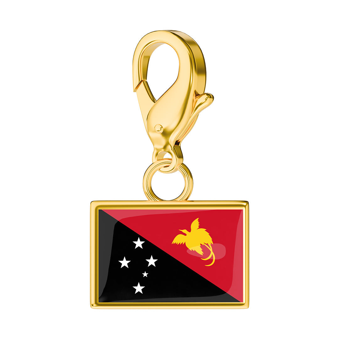 Flag & Map Charms Set