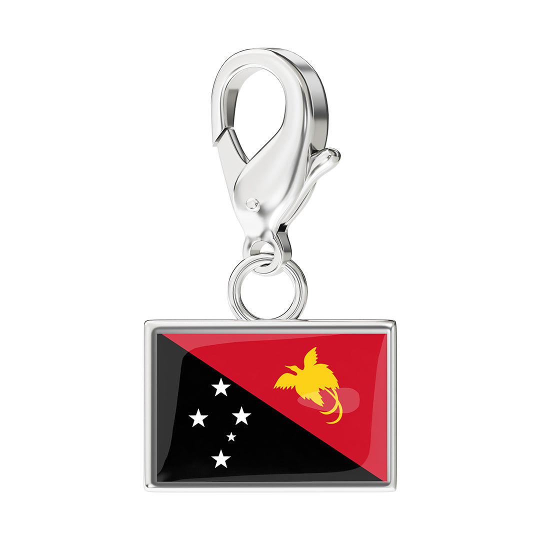 Flag & Map Charms Set