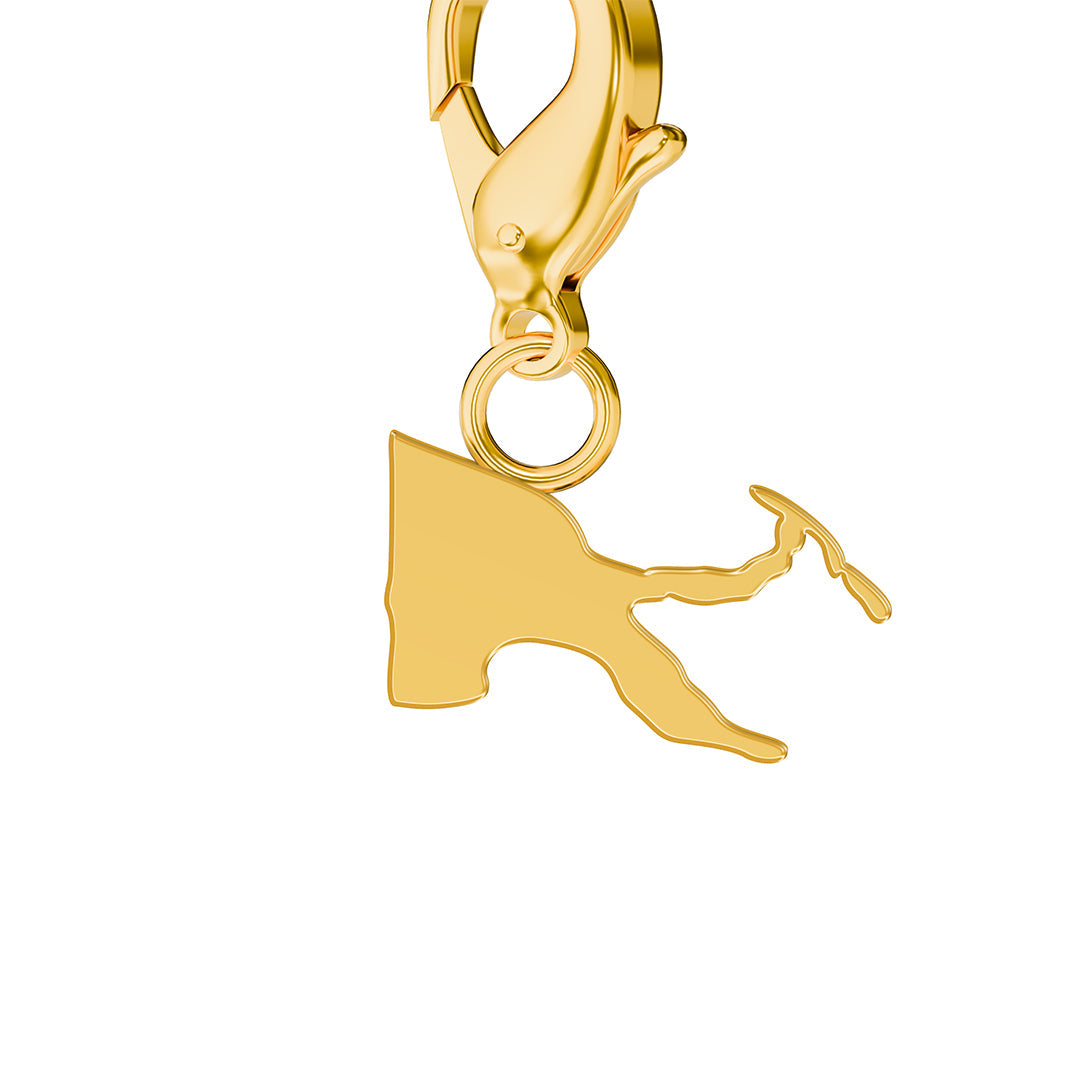 Flag & Map Charms Set